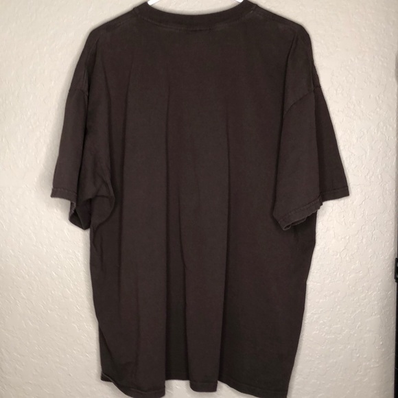 John Deere “I fought the lawn and the lawn lost” cotton t-shirt brown/yellow - Picture 3 of 6